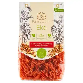 Organic Farma Zdrowia Bartolini Eko Makaron 100 % z czerwonej soczewicy świderek nr 2 250 g oferta