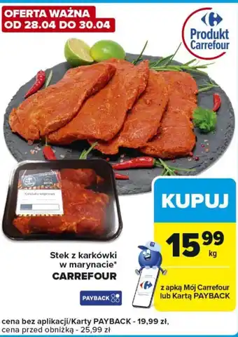 Carrefour Express Stek z karkówki Carrefour oferta