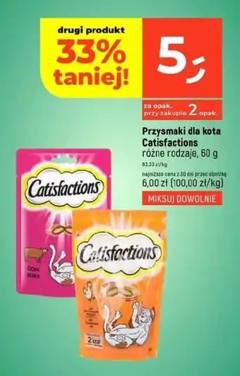 Dealz Przysmaki dla kota Catisfactions oferta