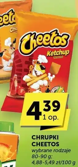 Groszek Chipsy Cheetos ketchup oferta