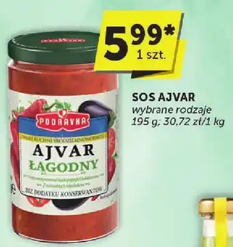 Groszek Sos Ajvar łagodny Podravka 195g oferta
