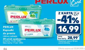Kaufland Perlux Kapsułki do prania oferta