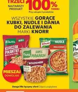 Kaufland Gorące kubki, nudle i dania do zalewania marki Knorr oferta
