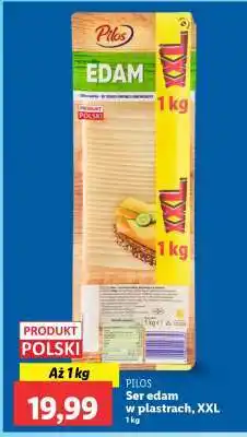 Lidl PILOS Ser edam w plastrach, XXL oferta