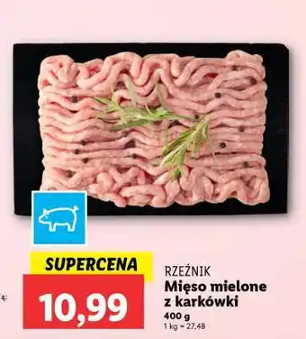 Lidl Mięso mielone z karkówki oferta