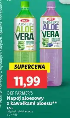 Lidl OKF FARMER’S Napój aloesowy z kawałkami aloesu oferta