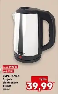 Kaufland Czajnik tiber 2.5 l Esperanza oferta