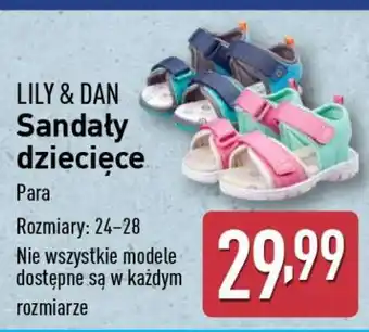 ALDI LILY & DAN Sandały dziecięce oferta