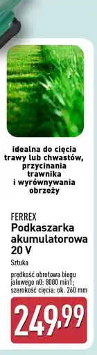 ALDI FERREX Podkaszarka akumulatorowa 20 V oferta