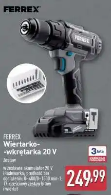 ALDI FERREX Wiertarko-wkrętarka 20 V oferta