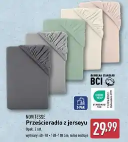 ALDI NOVITESSE Prześcieradło z jerseyu oferta