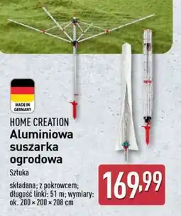 ALDI HOME CREATION Aluminiowa suszarka ogrodowa oferta