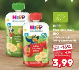 Kaufland HIPP Mus owocowy BIO oferta