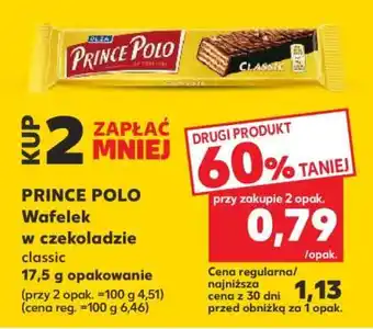 Kaufland PRINCE POLO Wafelek w czekoladzie Classic oferta