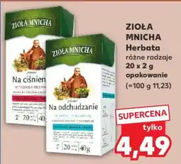 Kaufland ZIOŁA MNICHA Herbata oferta