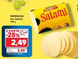 Kaufland SERENADA Ser Salami 100 g oferta