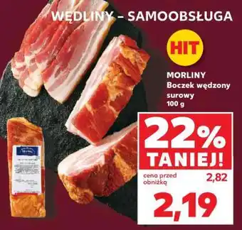 Kaufland MORLINY Boczek wędzony surowy 100 g oferta