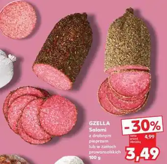 Kaufland GZELLA Salami z drobnym pieprzem lub w ziołach prowansalskich 100 g oferta