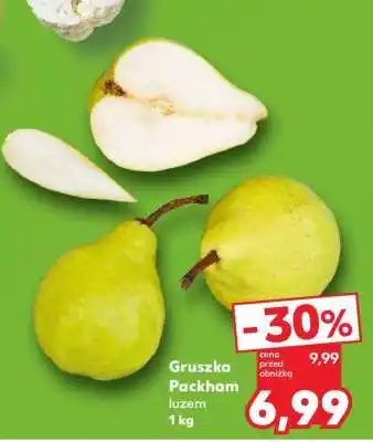 Kaufland Gruszka Packham luzem 1 kg oferta