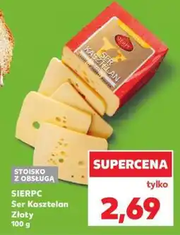 Kaufland SIERPC Ser Kasztelan Złoty 100 g oferta