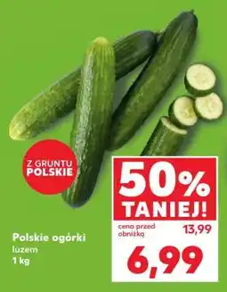 Kaufland Polskie ogórki, luzem 1 kg oferta