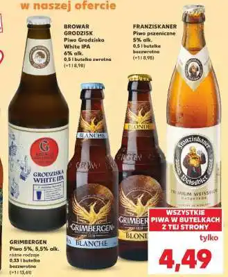Kaufland WSZYSTKIE PIWA W BUTELKACH Z TEJ STRONY oferta