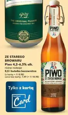Kaufland PIWO ZE STAREGO BROWARU oferta