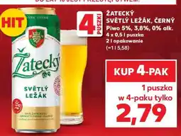 Kaufland ŽATECKÝ SVĚTLÝ LEŽÁK, ČERNÝ oferta