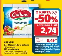 Kaufland Galbani Ser Mozzarella w zalewie oferta