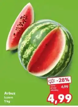 Kaufland Arbuz, luzem 1 kg oferta
