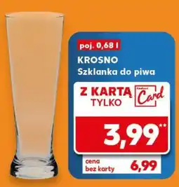 Kaufland KROSNO Szklanka do piwa oferta