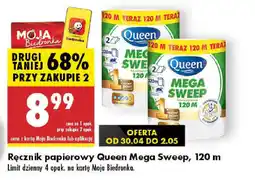 Biedronka Ręcznik papierowy Queen Mega Sweep oferta
