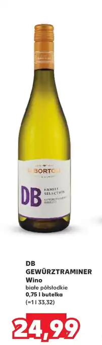 Kaufland Wino białe DB Gewürztraminer oferta