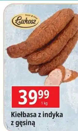 E.Leclerc Kiełbasa z indyka gęsiną Łukosz oferta