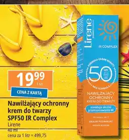 E.Leclerc Krem do twarzy nawilżająco-ochronny spf 50 Lirene Dermoprogram oferta