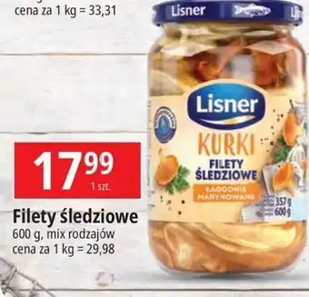 E.Leclerc Filety śledziowe z kurkami Lisner oferta