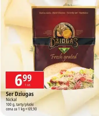 E.Leclerc Ser twardy dojrzewający 12 miesięcy - płatki Dziugas oferta