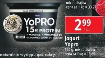 E.Leclerc Jogurt proteinowy straciatella Danone Yopro oferta