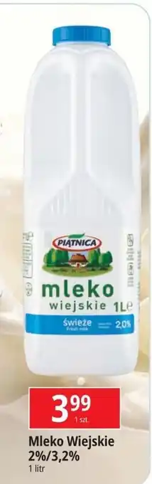 E.Leclerc Mleko wiejskie 2% Piątnica oferta