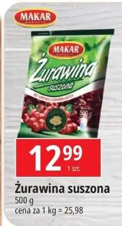 E.Leclerc Żurawina suszona Makar oferta