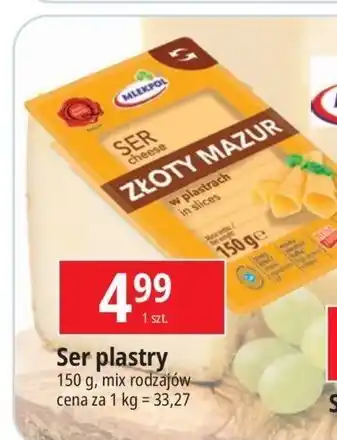 E.Leclerc Ser złoty mazur - plastry Mlekpol oferta