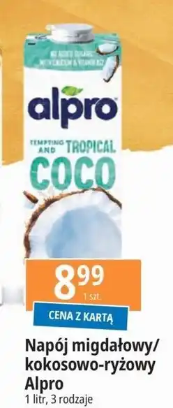 E.Leclerc Napój ryżowo-kokosowy Alpro oferta