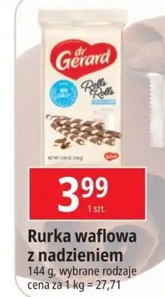 E.Leclerc Rurki waflowe rolls z kremem śmietankowym Dr Gerard oferta