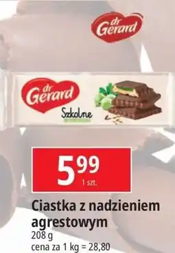 E.Leclerc Ciastka szkolne z galaretką agrestową Dr Gerard oferta