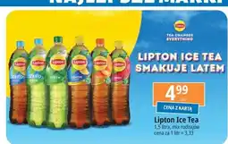 E.Leclerc Herbata mrożona classic Lipton Green Ice Tea oferta