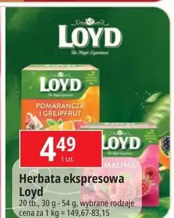E.Leclerc Herbata malinowa Loyd Tea The Magic Experience oferta