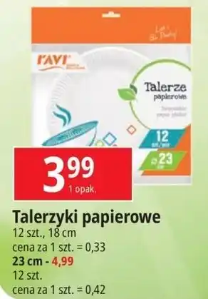 E.Leclerc Talerzyk papierowy 23 cm Ravi oferta