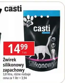 E.Leclerc Żwirek silikonowy dla kota kwiatowy Casti oferta