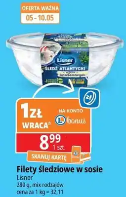 E.Leclerc Filety śledziowe w sosie śmietanowym Lisner oferta