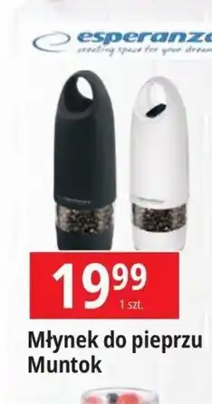 E.Leclerc Młynek elektryczny muntok biały Esperanza oferta